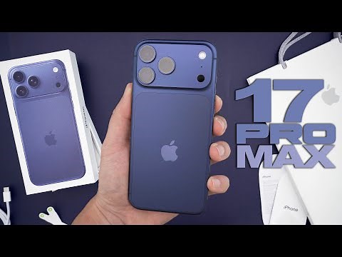 Apple iPhone 17 Pro Max Unboxing, Hands-On & First Impressions! (Deep Blue)