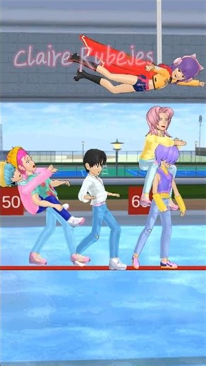 Mio Rumi Funny Prank SAKURA #sakuraschoolsimulator #shorts #sakura #ytshorts