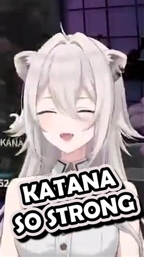 Botan Impressed With Her Katana #vtuber #hololive #ぐうたらいぶ #warframe
