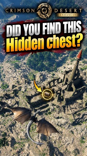 YOU MAY HAVE WALKED PAST THIS CHEST! 👀 #gameonixx #crimsondesertguide