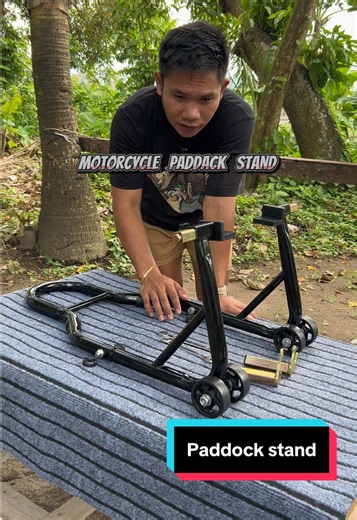 Universal Motorcycle Paddock Stand Guide