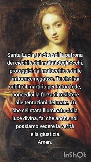 Preghiera contro malocchio ...