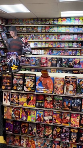 Cozy Night in the Basement Video Store