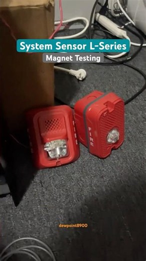 System Sensor L-Series Magnet Testing #shorts #firealarm #firealarmfriday