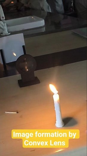 Image formation by Convex Lens| Real and Inverted Image of Candle| Light | Class X Experiment