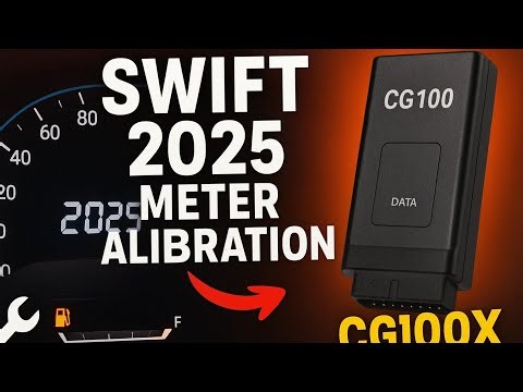 Maruti Swift 2025 Meter Calibration | Odometer Correction Using CG100X 🔧