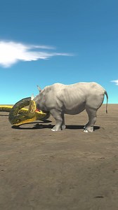 Anaconda vs Rhinoceros | Gameroom