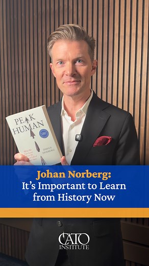 “We’d better learn the lessons from history to extend the lifespan of our civilization,” says Johan Norberg, acclaimed historian and the author of “Peak Human: What We Can Learn from the Rise and Fall of Golden Ages.” Norberg is the author and editor of more than 20 books, translated into more than 30 languages. Get your copy of “Peak Human” now: https://www.cato.org/books/peak-human-0 | The Cato Institute
