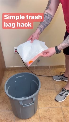 Trash Bag Hack #tips #reelsfb #viralvideos | Colleen F Show