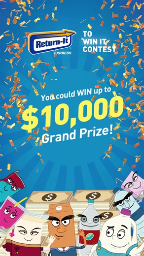 Don’t miss your shot at $10,000 💰 Return your empty beverage containers through Express to earn points and redeem them for a chance to win the grand prize. How to enter: ♻️ Return your empty beverage containers with Express to earn 3 points per container 🎟️ Receive a digital scratch ticket with every bag. Each one unlocks bonus points 🎁 Use your points to enter for a chance to win the $10,000 grand prize Visit returnittowinit.ca more details! No purchase necessary. Open to BC residents 19 . C