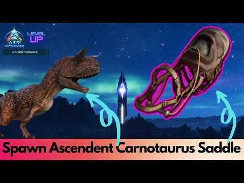Ascendant and primitive Carno Saddle Spawn Command | Ark Survival Ascended