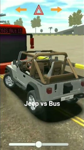 jeep vs bus 🔥 #shorts #gaming #racing #indiancarsimulator3d