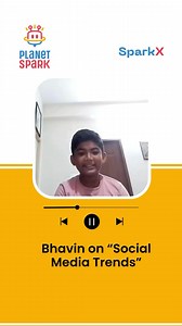 💡 Meet Bhavin, our social media guru at SparkX, sharing insights on the latest trends shaping the digital world! 📱🌍 Social media isn’t just for scrolling—it’s a powerful tool to connect, create, and learn! 🚀✨ Bhavin talks about how staying on top of trends helps us reach new audiences, spark conversations, and engage in ways that make a difference. From viral challenges to impactful campaigns, social media is the place where creativity meets connection! 💬🔥 At PlanetSpark, we encourage youn