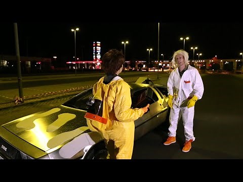 Back to the Future - bttfproject85 - Scene16 - Twin Pines Mall Plutonium Time Machine Doc and Marty