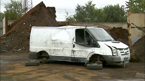 Look at what's about to happen to THIS white van in Stoke-on-Trent 👇👇👇 | BBC Stoke & Staffordshire