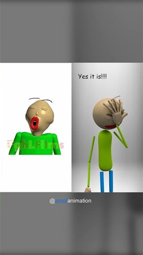 AI Baldi's X BaldiX • 🤖X💀• (Animation Meme) #emot #memeanimation