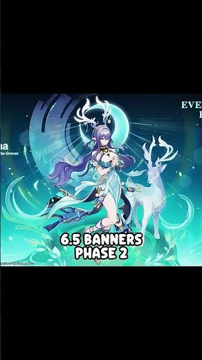 6 5 Banner Genshin Impact🔥#linnea #chasca #lauma #nefer