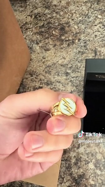 Grant Gustin's Flash Ring Is Here! ⚡️ The Flash CW Merch