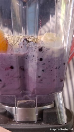The Best Blueberry Smoothie https://www.inspiredtaste.net/49907/easy-blueberry-smoothie/ 🫐Ingredients🫐 1 ¼ cup frozen blueberries 1 medium ripe banana or use 1 cup frozen banana slices Half of a medium orange, peeled and quartered 3/4 cup to 1 cup milk, dairy or non-dairy | Inspired Taste