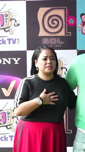 Bharti Singh And Haarsh Limbachiyaa Spotted On The Sets Of Sony TV