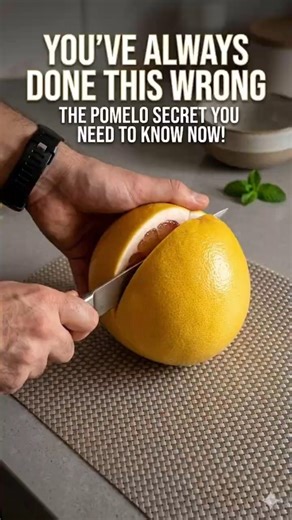 Stop Peeling Pomelo Like an Orange! 🛑🍊 #lifehacks #howto #tools #diy