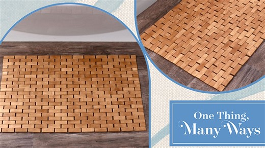 5 Genius Ideas for Repurposing a Bamboo Bath Mat