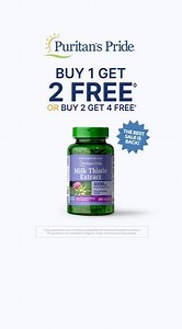 Buy 1, Get 2 FREE on all your favorite supplements! Stock up now and save big while keeping your wellness routine strong. 💪 | Puritan's Pride