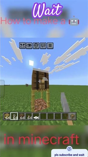 how to make a robot in minecraft #minecraft #building #viral #minecrafttips;