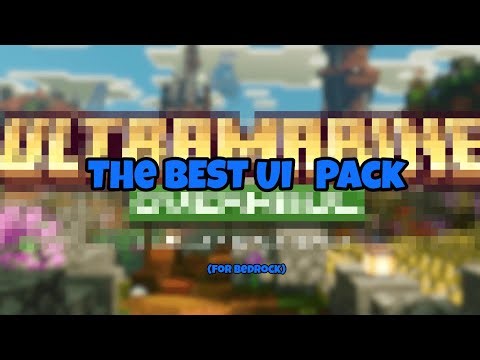 I Just Found The Best #minecraft Bedrock UI Texture Pack!