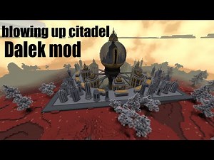 we blow up the gallifrey citadel in minecraft..