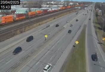 Train heading East detected on camera CP Vaudreuil MP 4.5 CN Montreal MP 11 (Dorval) [3368] on 2025-04-20 at 15:43:55. | Automated Train Sightings
