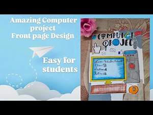 Amazing Computer Project Design /Front Page Project Design Ideas 💡 /Computer project 🖥️