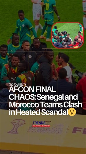 AFCON FINAL CHAOS: Senegal and Morocco Teams Clash in Heated Scandal😮 News for You: Tensions ran high at the AFCON final between Senegal and Morocco as players from both teams clashed on the pitch. The controversy began when Morocco was awarded a late penalty, prompting Senegal players to walk off in protest. Sadio Mane eventually persuaded his teammates to return, but the drama didn’t end there - Brahim Diaz missed the crucial penalty, sending the game into extra time. Senegal went on to score