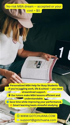 No-risk MBA dream — accepted or your cost = $0. #gmatprep #greprep #satprep #mbaprep #exam