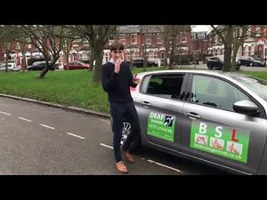 BSL Driving School Deaf learner Lewis passing his driving test 1st time