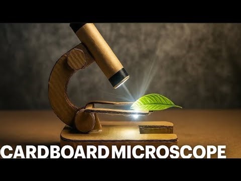 How to make Microscope with cardboard I Science project 2026
