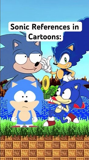 Sonic the Hedgehog References in Cartoons: #sonic