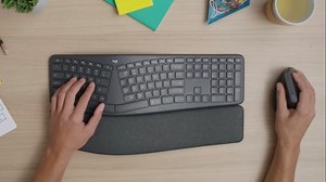 Logitech ERGO K860 is a unique ergonomic keyboard