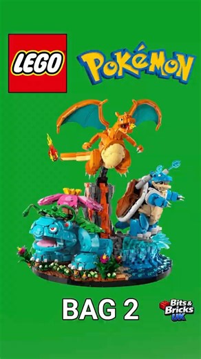 Bag 2 gets WILD with this LEGO Pokémon base #lego #pokemon #satisfying