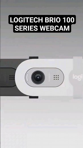 Logitech BRIO 100 series webcam 📷 #streaming #Logitech