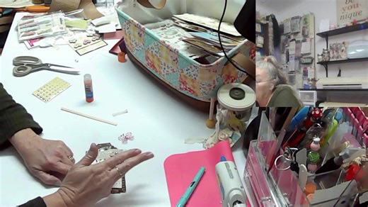 Come join me for some live crafting! Today, I'm making ephemera for my junk journals and to sell during my live sale next week. This event is hosted by Whimzy & Wonder crafting group. where you can find a ready made crafting family! next up is Flowertown Crafts at 11am est | Crafty Biker Chick