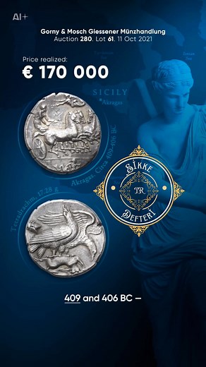 14K views · 246 reactions | #tetradrachm #akragas #sikkens #antik #sikke #coinprice #numismatics #numisbids # | Çağrı Ergin | Facebook