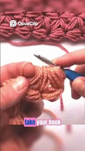 Want to learn how to crochet the Jasmine Stitch?🌸 Check out the full length tutorial on my channel!