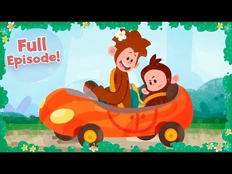 Car 🚗 - Tee & Mo 🐒 FULL EPISODE! 🙈