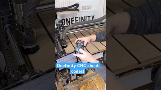 Cheat codes for the Onefinity CNC controller #onefinity #workshop #woodworking