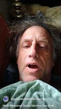 Sad man is obsessed with The Sanity Machine channel.