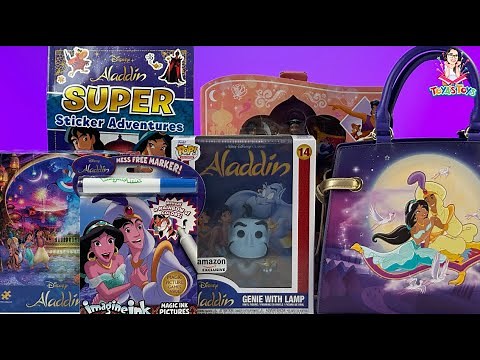 Unboxing and Review of Disney Aladdin Toy Collection