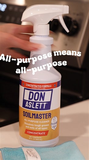 We’re going from "grime" to "sublime" using the only all-purpose cleaner you actually need: Soilmaster. Whether it’s greasy cabinets or muddy footprints on the tile, Soilmaster is the professional-grade tool that gives you your time back. ⏱️ ✨ Spring Cleaning Special: 10% OFF All Products! ✨ The Goal: A restored, fresh kitchen without the stress. Join the Challenge and Blast the Grime. SHOP NOW AT THE LINK IN BIO #DonAslett #SpringCleaning #CleaningVictory #Soilmaster #KitchenRestoration #HomeSt