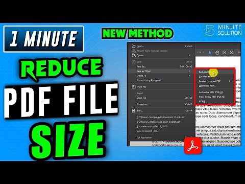 How to reduce pdf file size in adobe acrobat 2024 | Optimizing PDFs