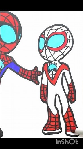 How To Draw Spidey and his Amazing Friends - Spin #coloring #drawing #Spideyfriends
